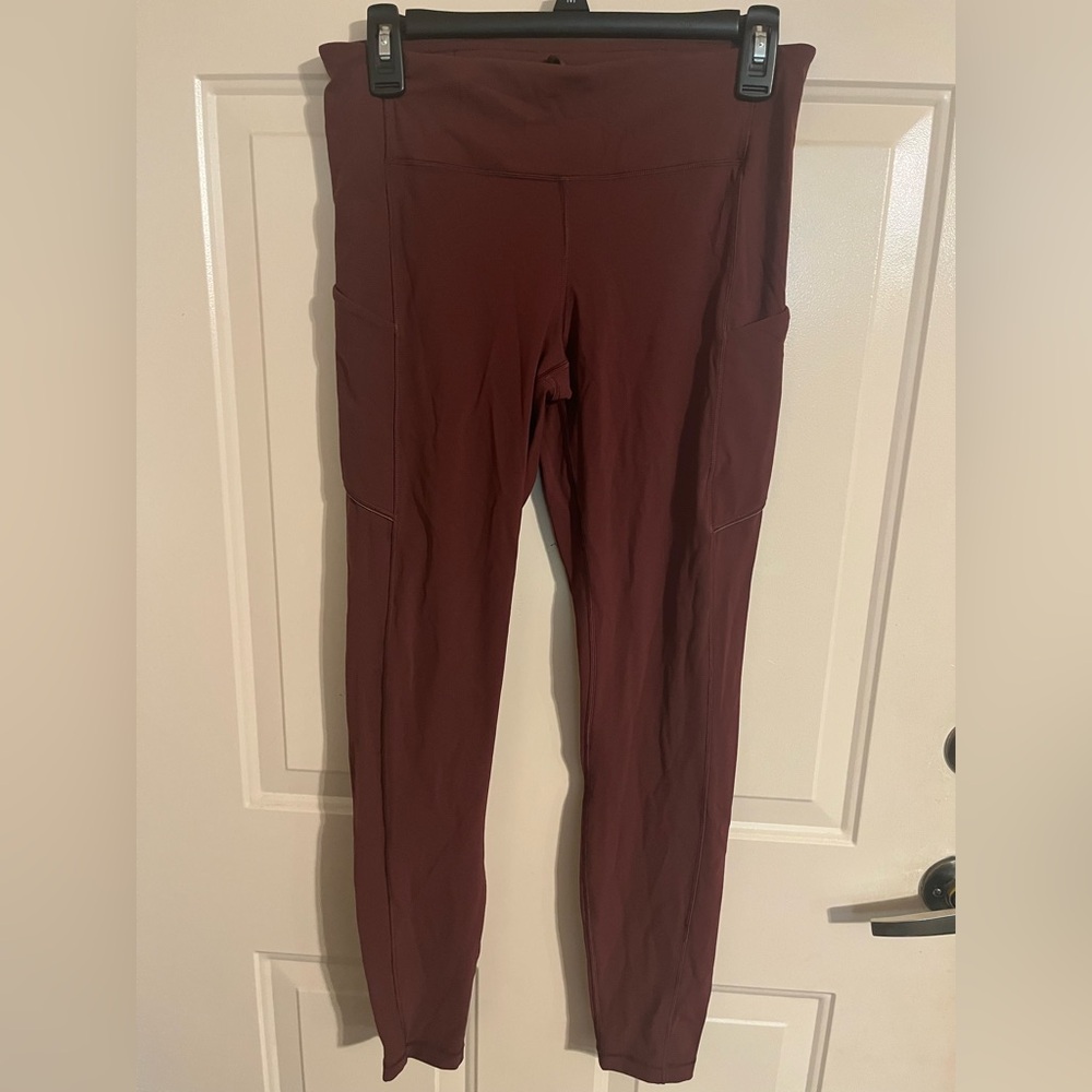 Women's Lululemon Burgundy Pants